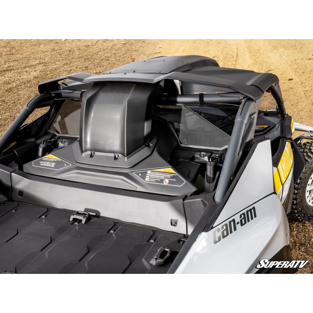 SuperATV Can-Am Maverick R Scratch-Resistant Rear Windshield