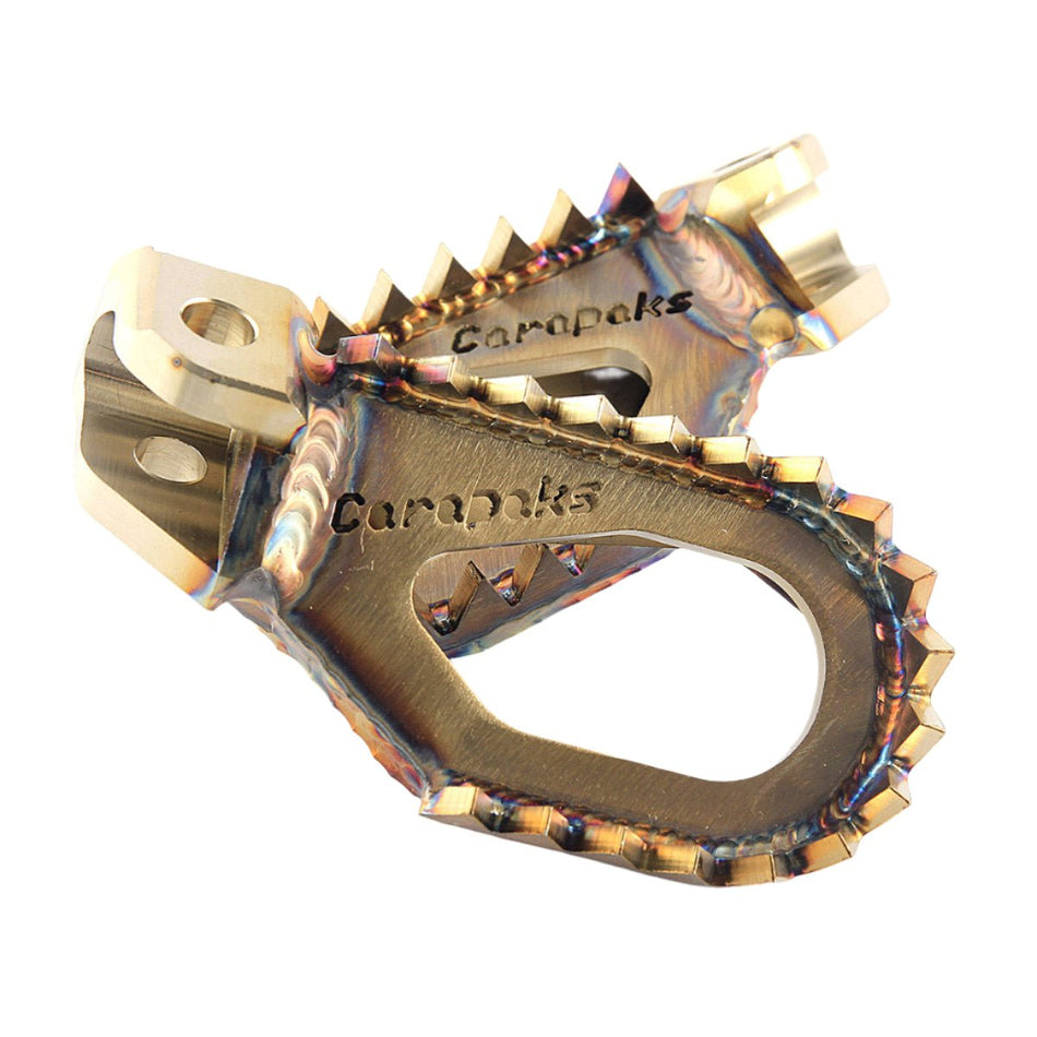 Carapaks Stainless Steel Footpegs GasGas 2018 - 2019 - MojoMotoSport.com