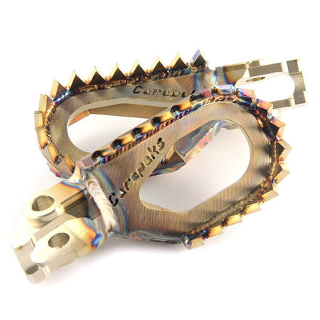 Carapaks Stainless Steel Footpegs KTM/HUS/GAS 2017 - 2023 - MojoMotoSport.com