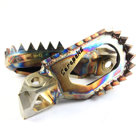 Carapaks Stainless Steel Footpegs KTM/HUS/GAS 2023 - UP - MojoMotoSport.com