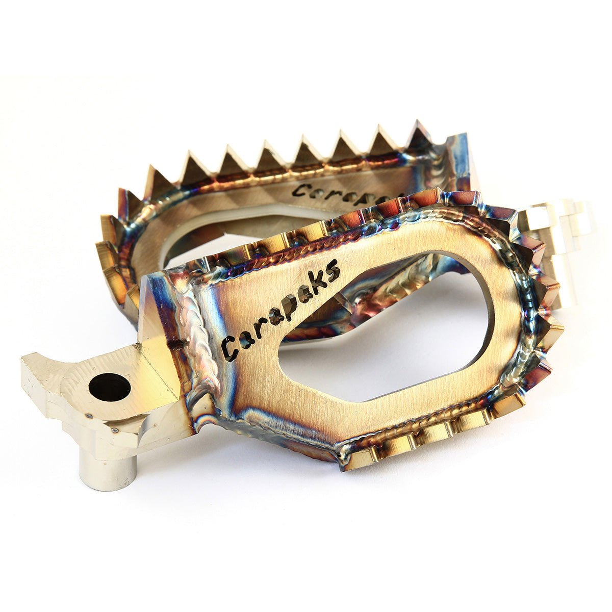 Carapaks Stainless Steel Footpegs Yamaha 1999 - UP - MojoMotoSport.com