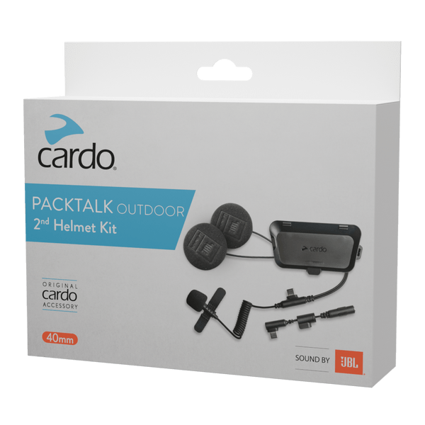 Cardo Packtalk Outdoor 2nd Helmet Kit w/ JBL Sound - MojoMotoSport.com