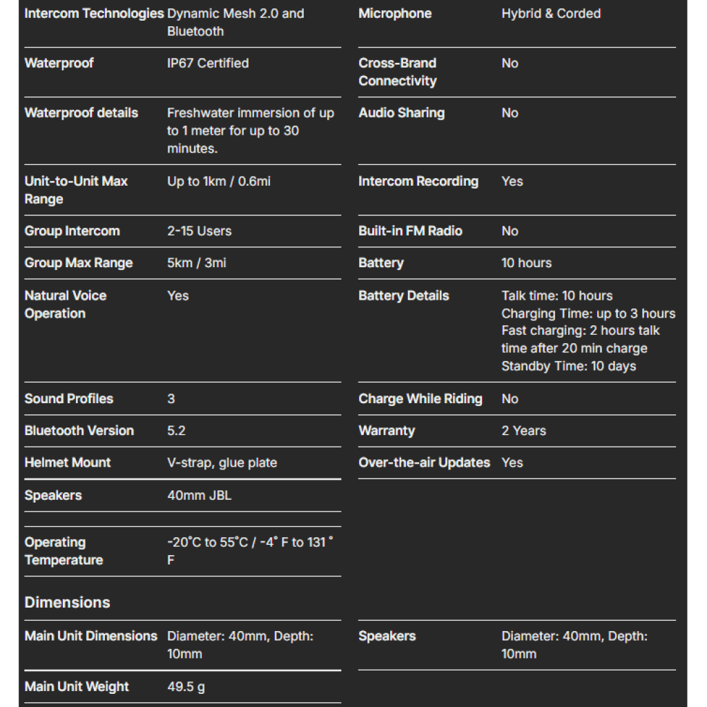 Cardo Packtalk Outdoor Instructor 5+1 Pack - MojoMotoSport.com