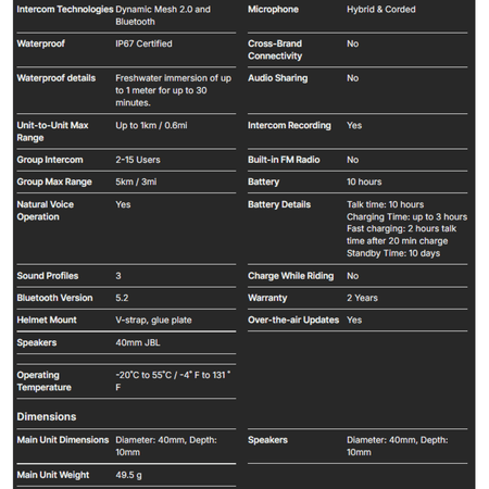 Cardo Packtalk Outdoor Instructor 5+1 Pack - MojoMotoSport.com