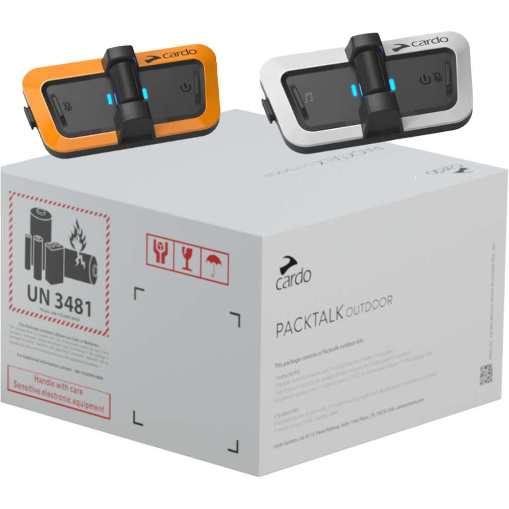 Cardo Packtalk Outdoor Instructor 5+1 Pack - MojoMotoSport.com