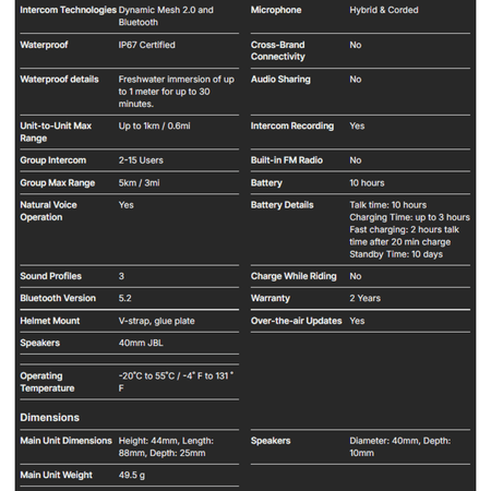 Cardo Packtalk Outdoor Kits - MojoMotoSport.com