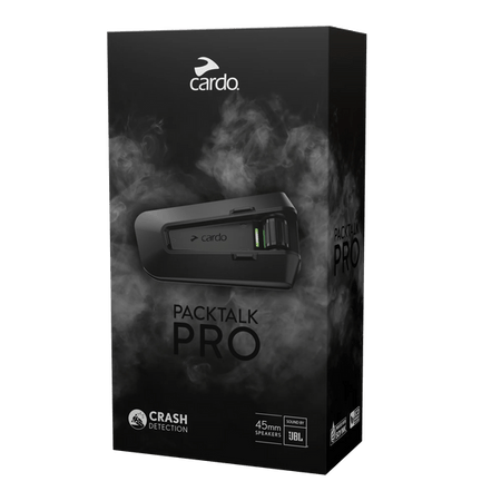 Cardo Packtalk Pro Kit w/ Crash Detection - MojoMotoSport.com