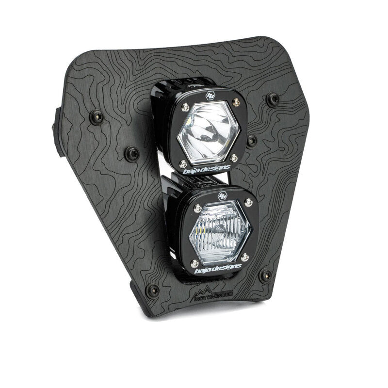 Baja Designs 24-25 KTM XCF-W/EC Dual S1 Gemini (D/C) LED Headlight Kit - Clear