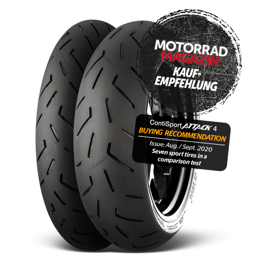 Continental ContiSportAttack 4 Tire - MojoMotoSport.com
