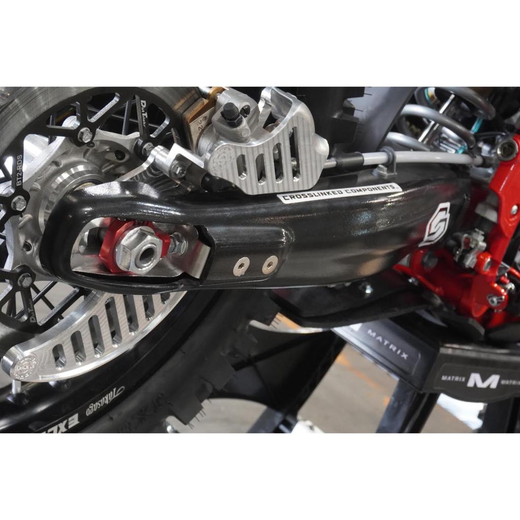 Crosslinked Components HD Swingarm Protectors Beta | BG - MojoMotoSport.com