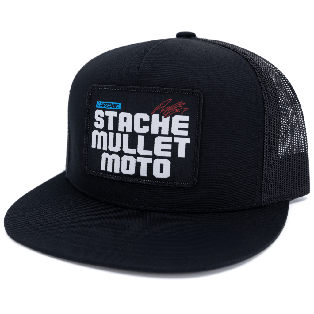 DBK Stache Mullet Moto 2FIFTY Hat - MojoMotoSport.com