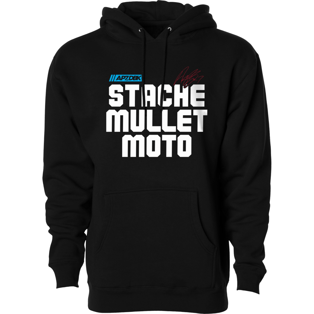 DBK Stache Mullet Moto Hoodie - MojoMotoSport.com