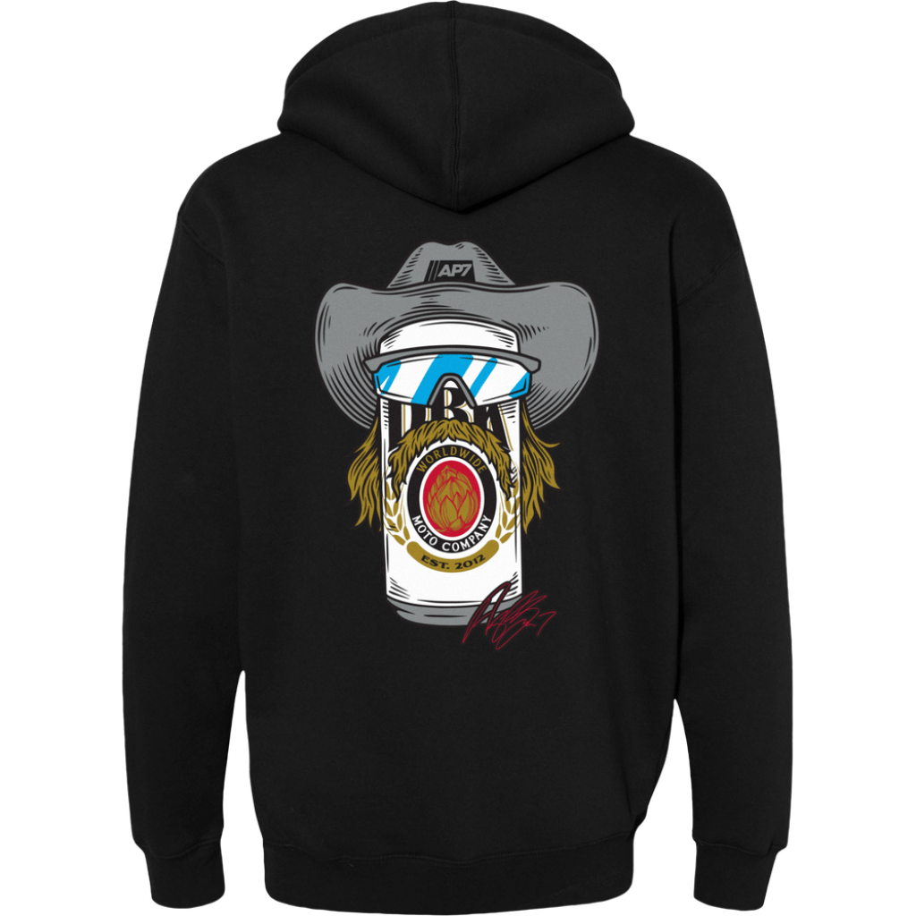 DBK Stache Mullet Moto Hoodie - MojoMotoSport.com