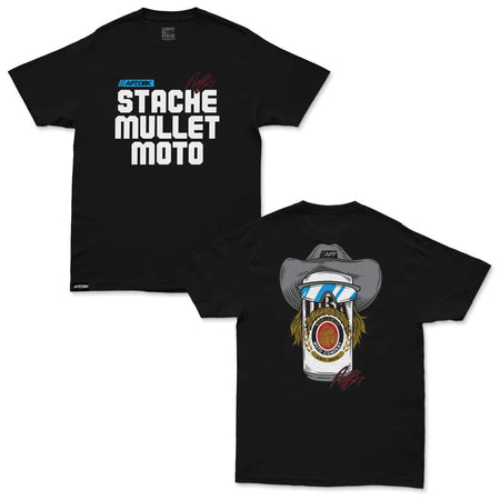 DBK Stache Mullet Moto Tee - MojoMotoSport.com