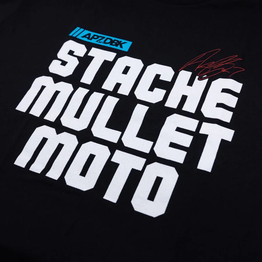 DBK Stache Mullet Moto Tee - MojoMotoSport.com