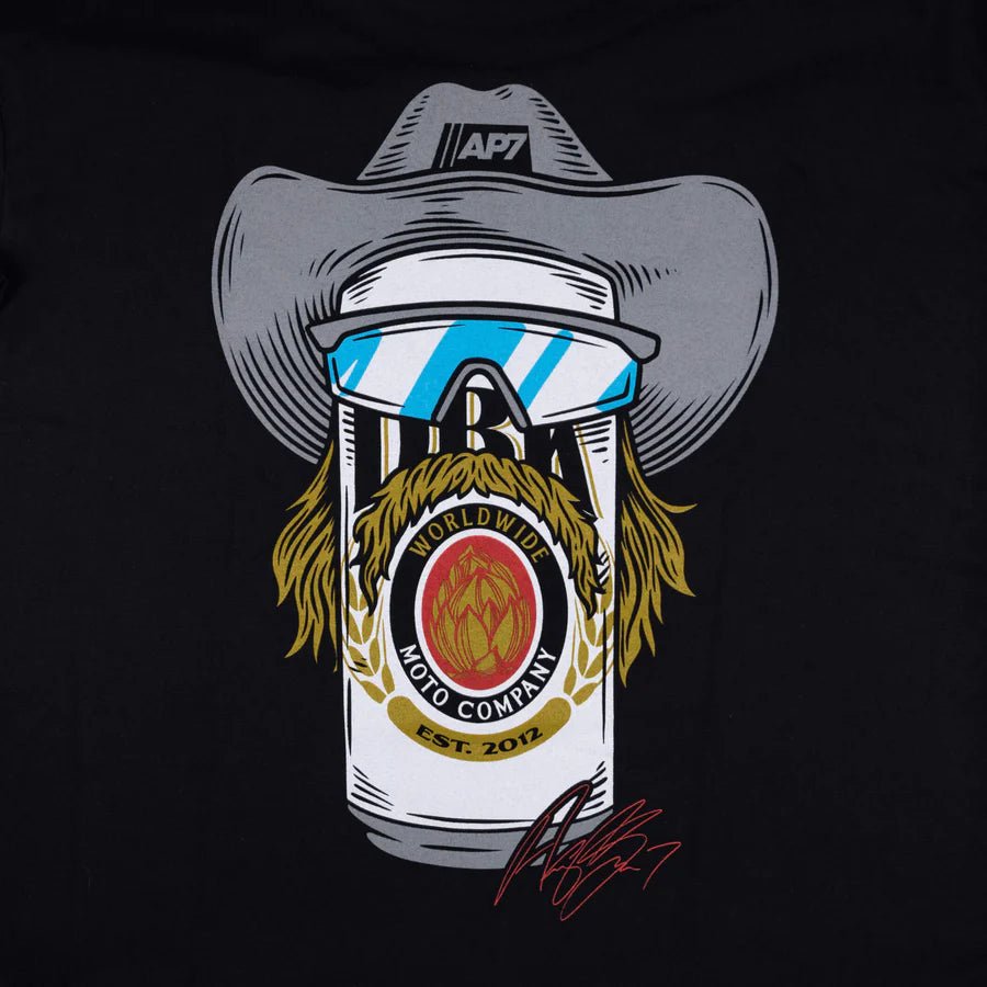 DBK Stache Mullet Moto Tee - MojoMotoSport.com