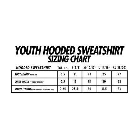 DBK Stache Mullet Moto Youth Hoodie - MojoMotoSport.com