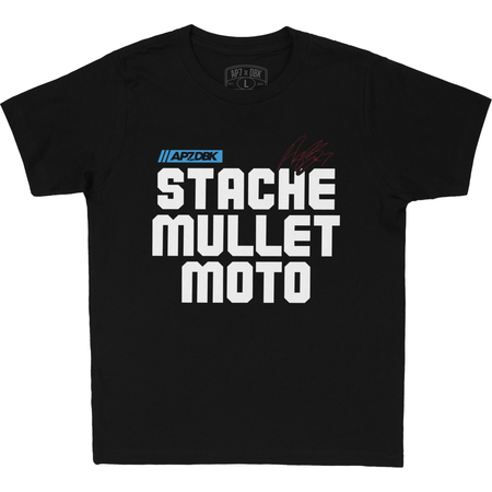 DBK Stache Mullet Moto Youth Tee - MojoMotoSport.com