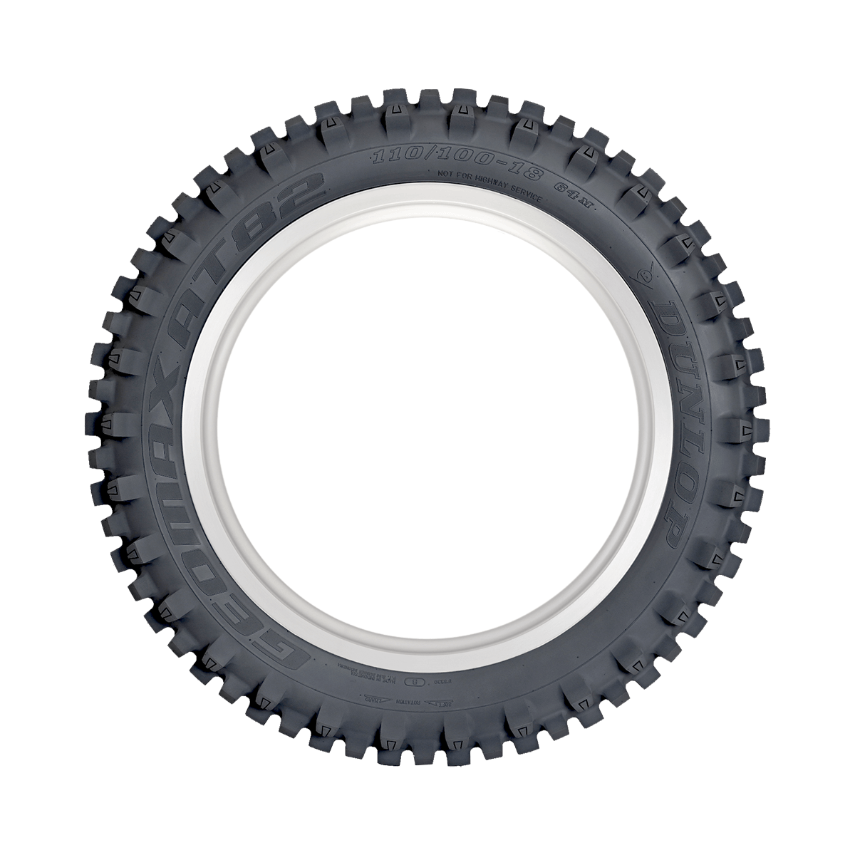 Dunlop Geomax AT82 Bi - Directional Soft - Hard Terrain Tires - MojoMotoSport.com