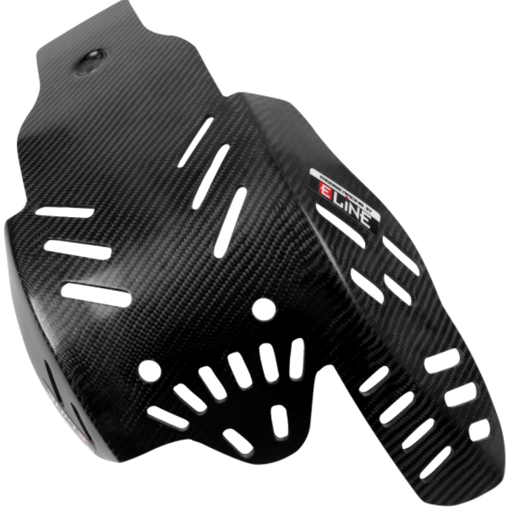 E - Line Carbon Fiber Skid Plate 2023+ Yamaha YZ 250F/450F | YSP45023 - MojoMotoSport.com
