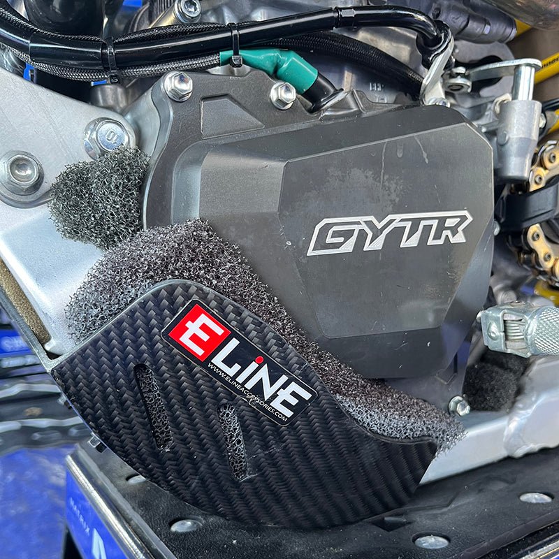 E - Line Carbon Fiber Skid Plate 2023+ Yamaha YZ 250F/450F | YSP45023 - MojoMotoSport.com
