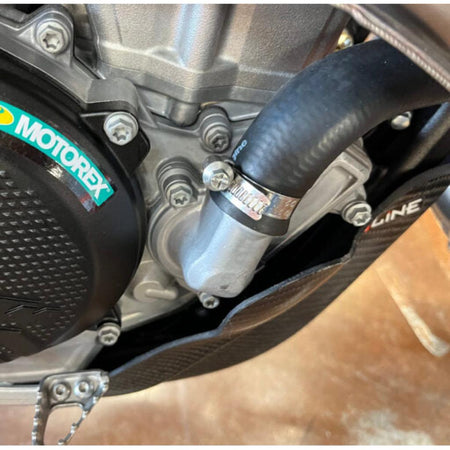 E - Line - KTM/Husqvarna 250/350 Carbon Fiber Skid Plate 2023 - UP | MSP25023 - MojoMotoSport.com