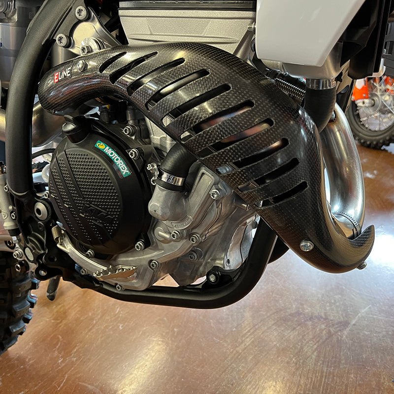E - Line Stock Header Heat Shield for 2023+ KTM/Husqvarna/GasGas 350cc | MHS35023 - MojoMotoSport.com