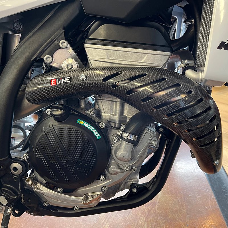 E - Line Stock Header Heat Shield for 2023+ KTM/Husqvarna/GasGas 350cc | MHS35023 - MojoMotoSport.com