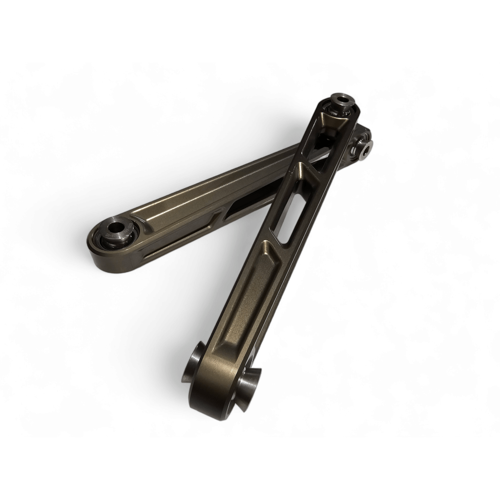 Elektric 2022 to Current Polaris RZR Turbo R, Pro R Front Sway bar Link in Gun Metal Finish - MojoMotoSport.com