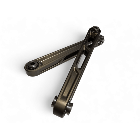 Elektric 2022 to Current Polaris RZR Turbo R, Pro R Front Sway bar Link in Gun Metal Finish - MojoMotoSport.com