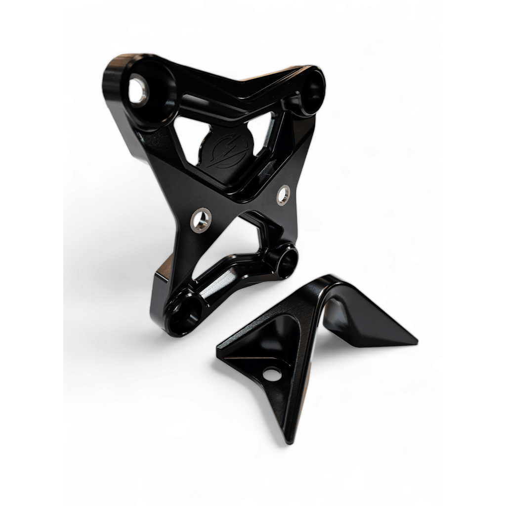 Elektric Offroad 2017 - 2021 Can Am X3 Maverick EOD Radius Rod Plate with Tow Hook Black - MojoMotoSport.com