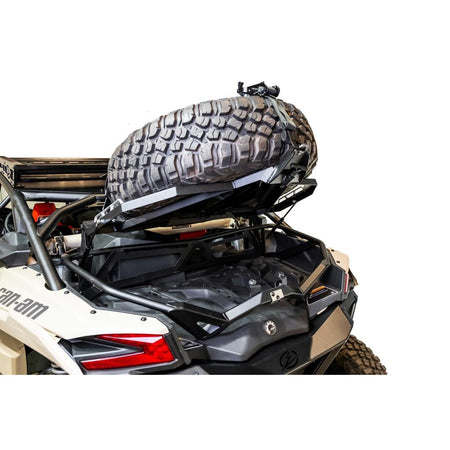 Elektric Offroad 2017 - 2024 Can Am X3 Maverick Volt Series Baja Spare Tire Rack - MojoMotoSport.com