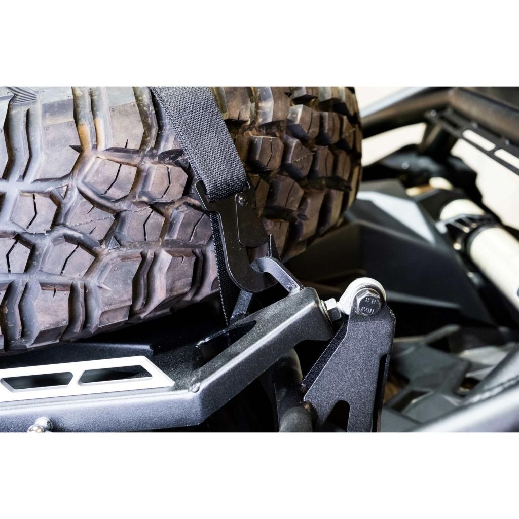 Elektric Offroad 2017 - 2024 Can Am X3 Maverick Volt Series Baja Spare Tire Rack - MojoMotoSport.com