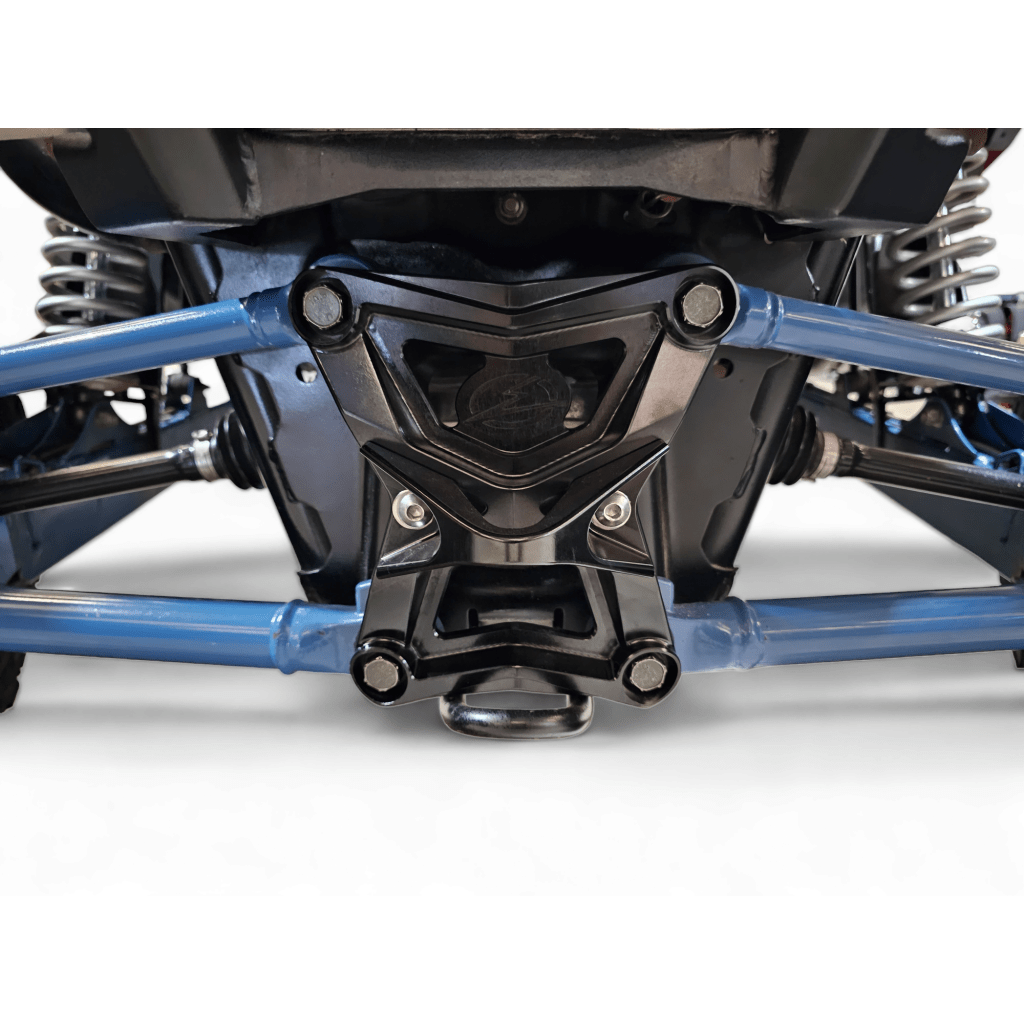 Elektric Offroad 2020 - 2024 Polaris RZR Pro XP Radius Rod Plate with Tow Hook Black - MojoMotoSport.com