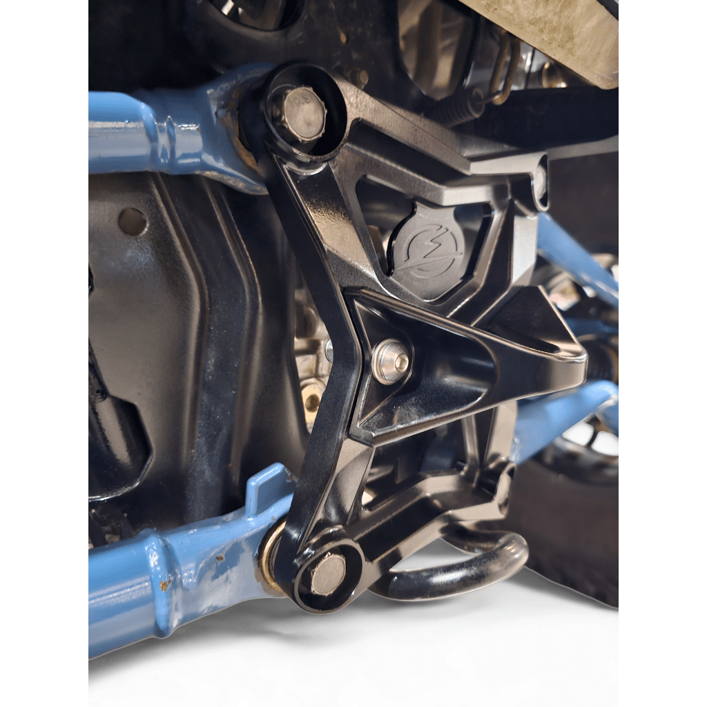 Elektric Offroad 2020 - 2024 Polaris RZR Pro XP Radius Rod Plate with Tow Hook Black - MojoMotoSport.com