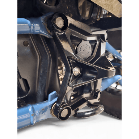 Elektric Offroad 2020 - 2024 Polaris RZR Pro XP Radius Rod Plate with Tow Hook Black - MojoMotoSport.com