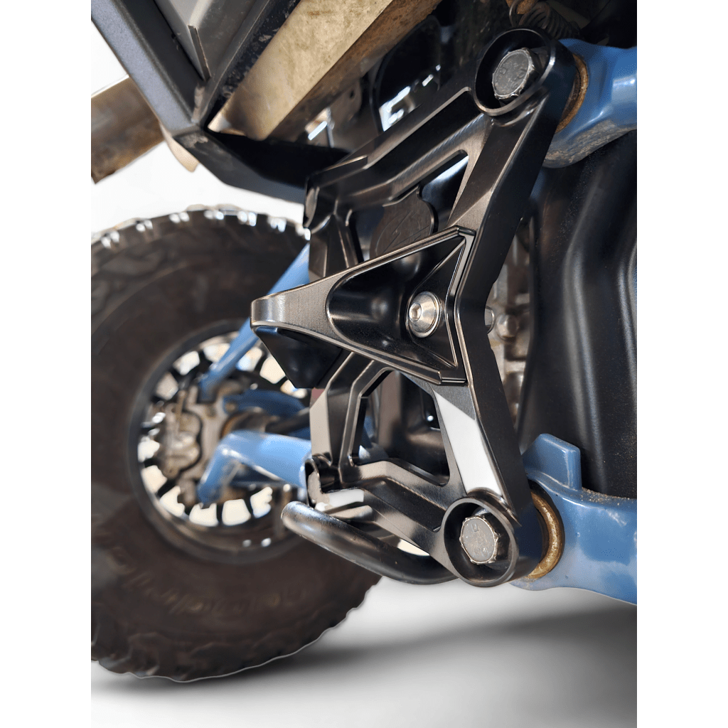 Elektric Offroad 2020 - 2024 Polaris RZR Pro XP Radius Rod Plate with Tow Hook Black - MojoMotoSport.com