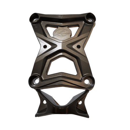 Elektric Offroad 2020 - 2024 Polaris RZR Pro XP Radius Rod Plate with Tow Hook Gunmetal - MojoMotoSport.com