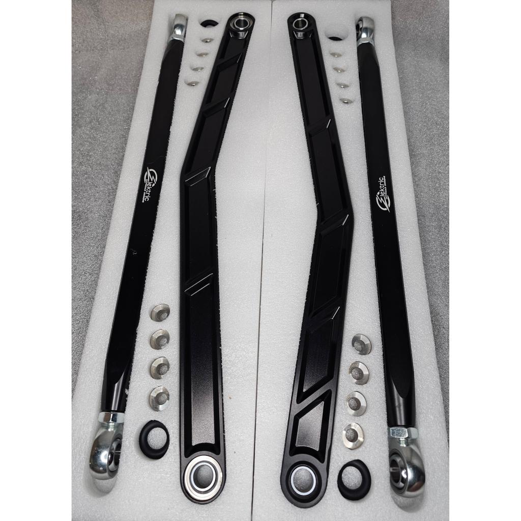 Elektric Offroad 2020 to Current Polaris RZR Pro XP Radius Rods in Black Finish - MojoMotoSport.com