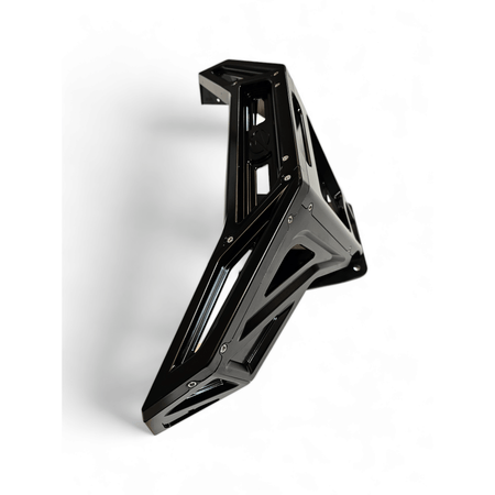Elektric Offroad 2022 - 2024 Polaris RZR Pro R/ Turbo R Machined Billet Front Winch Bumper (Black Hard Anodize) - MojoMotoSport.com