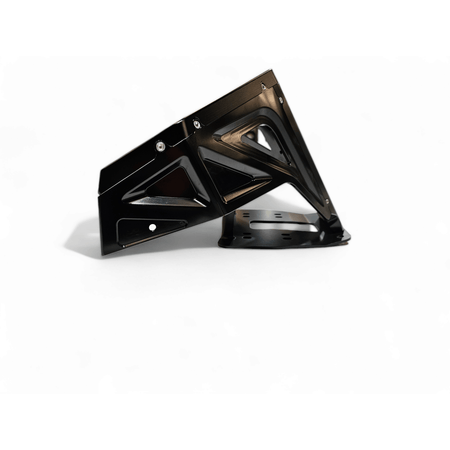 Elektric Offroad 2022 - 2024 Polaris RZR Pro R/ Turbo R Machined Billet Front Winch Bumper (Black Hard Anodize) - MojoMotoSport.com