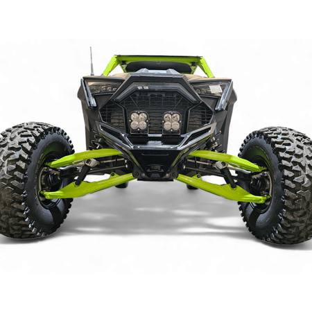 Elektric Offroad 2022 - 2024 Polaris RZR Pro R/ Turbo R Machined Billet Front Winch Bumper (Black Hard Anodize) - MojoMotoSport.com