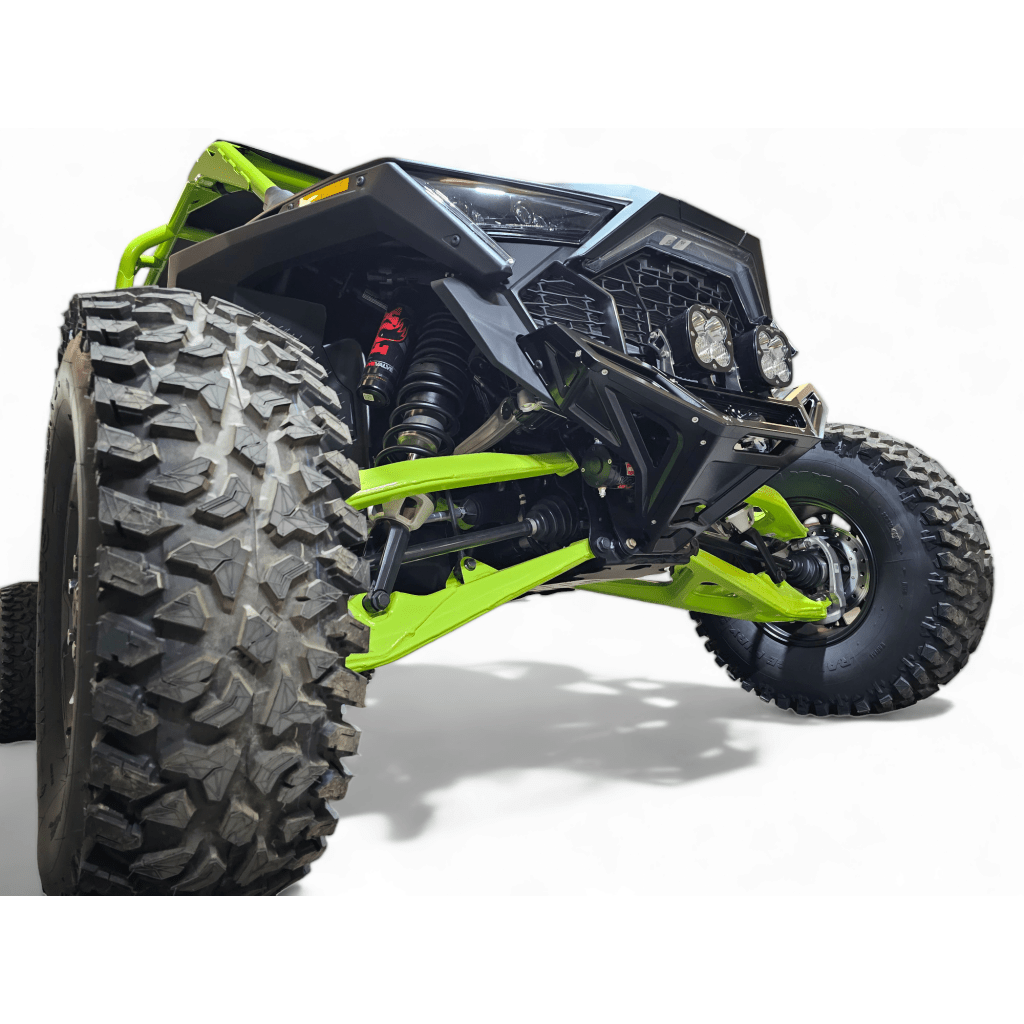 Elektric Offroad 2022 - 2024 Polaris RZR Pro R/ Turbo R Machined Billet Front Winch Bumper (Black Hard Anodize) - MojoMotoSport.com