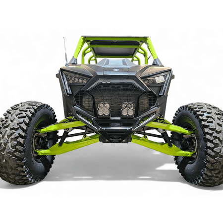 Elektric Offroad 2022 - 2024 Polaris RZR Pro R/ Turbo R Machined Billet Front Winch Bumper (Black Hard Anodize) - MojoMotoSport.com
