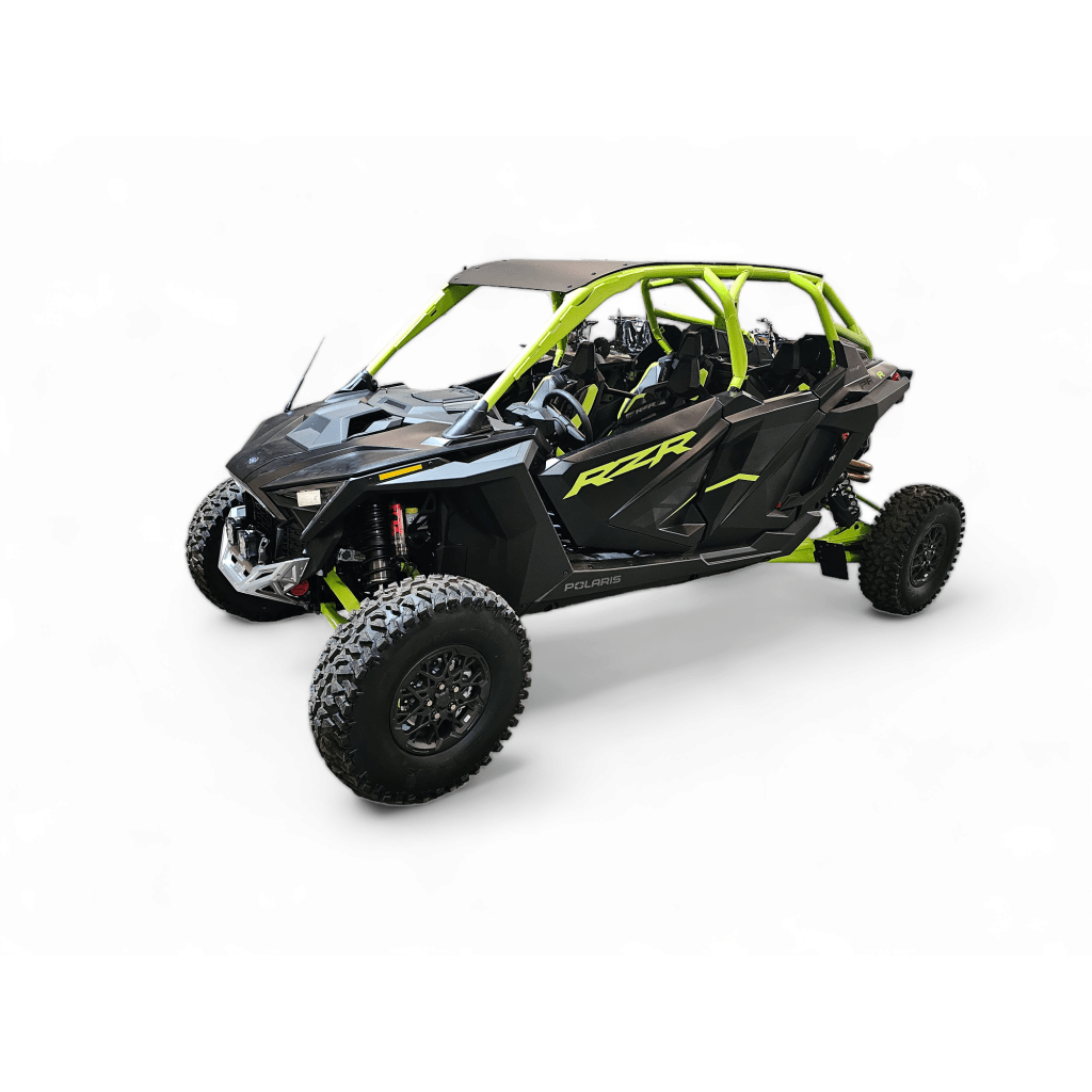 Elektric Offroad 2022 - 2024 Polaris RZR Pro R/ Turbo R Machined Billet Front Winch Bumper (Clear Hard Anodize) - MojoMotoSport.com