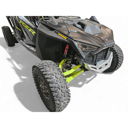 Elektric Offroad 2022 - 2024 Polaris RZR Pro R/ Turbo R Machined Billet Front Winch Bumper (Clear Hard Anodize) - MojoMotoSport.com
