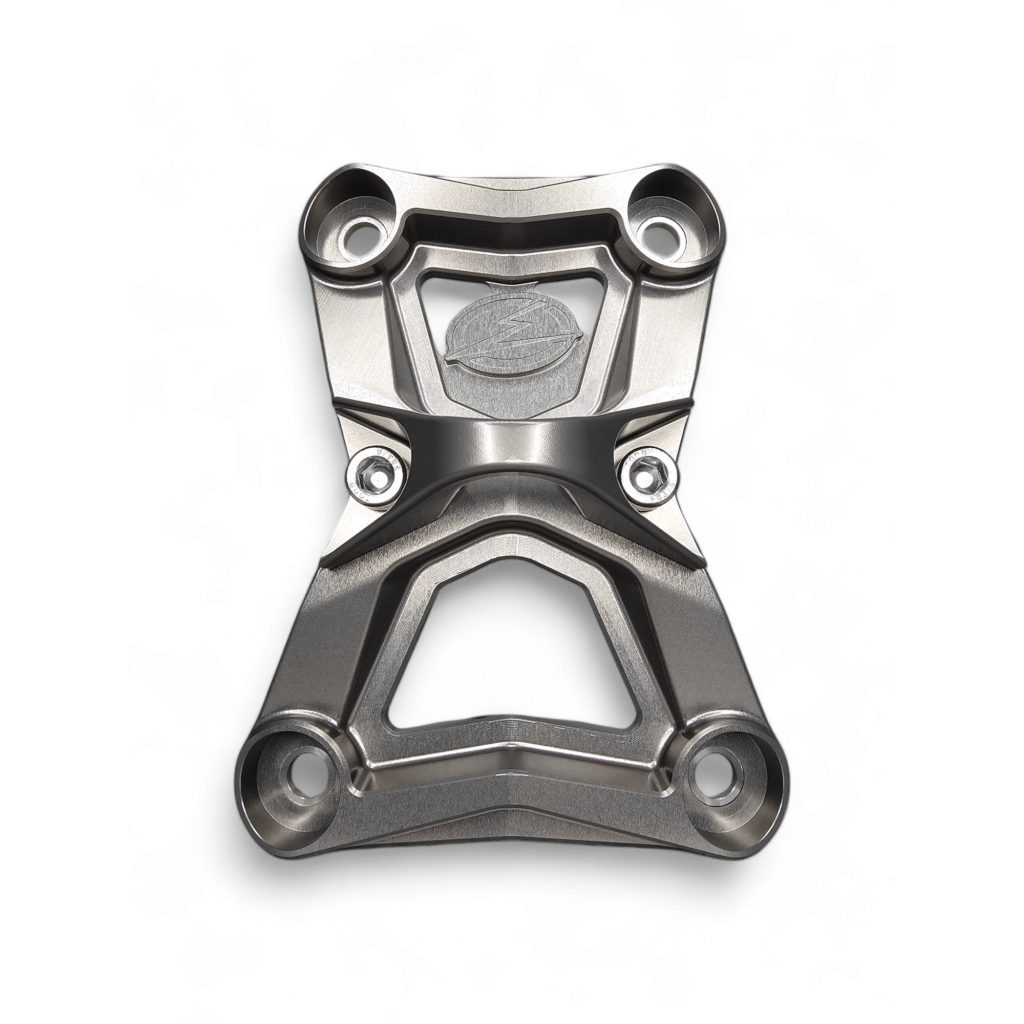 Elektric Offroad 2022 - 2024 Polaris RZR Turbo R/Pro R EOD Radius Rod Plate with Tow Hook Gunmetal - MojoMotoSport.com