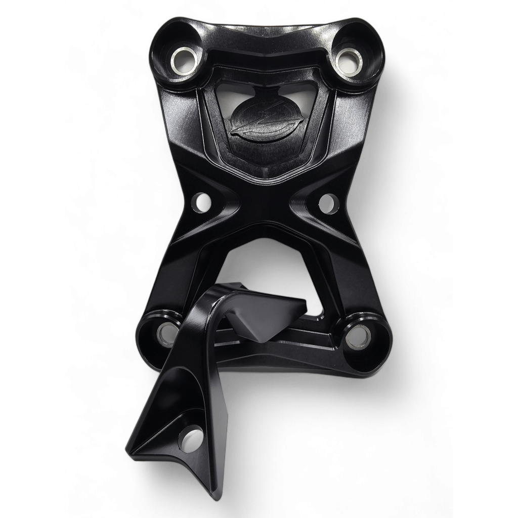 Elektric Offroad 2022 - 2024 Polaris RZR Turbo R/Pro R Radius Rod Plate with Tow Hook Black - MojoMotoSport.com