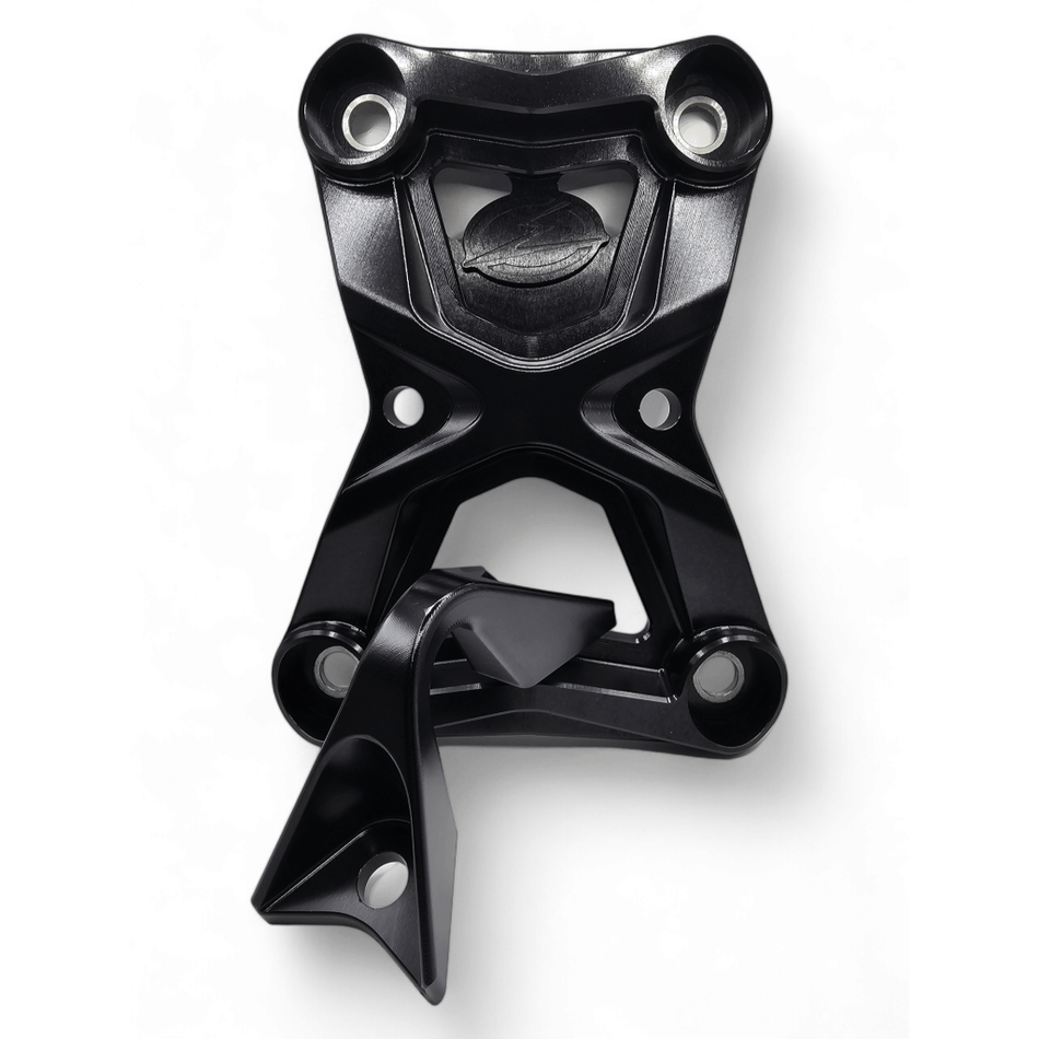 Elektric Offroad 2022 - 2024 Polaris RZR Turbo R/Pro R Radius Rod Plate with Tow Hook Black - MojoMotoSport.com