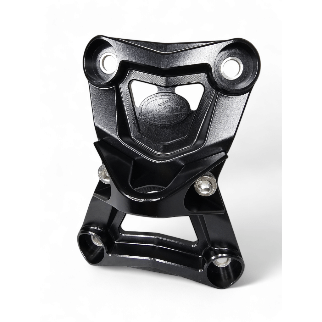 Elektric Offroad 2022 - 2024 Polaris RZR Turbo R/Pro R Radius Rod Plate with Tow Hook Black - MojoMotoSport.com